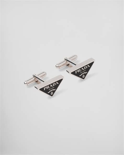 prada 925 silver|Prada cufflinks.